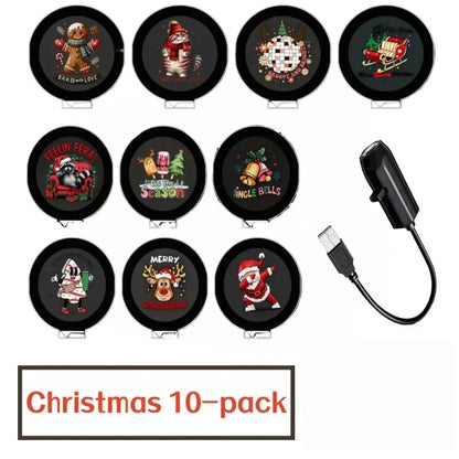 Festive Holiday Projection Spotlight